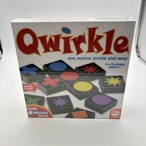 Qwirkle Wooden Tiles Board Game MindWare Tile Mix Match NEW Sealed. 2010